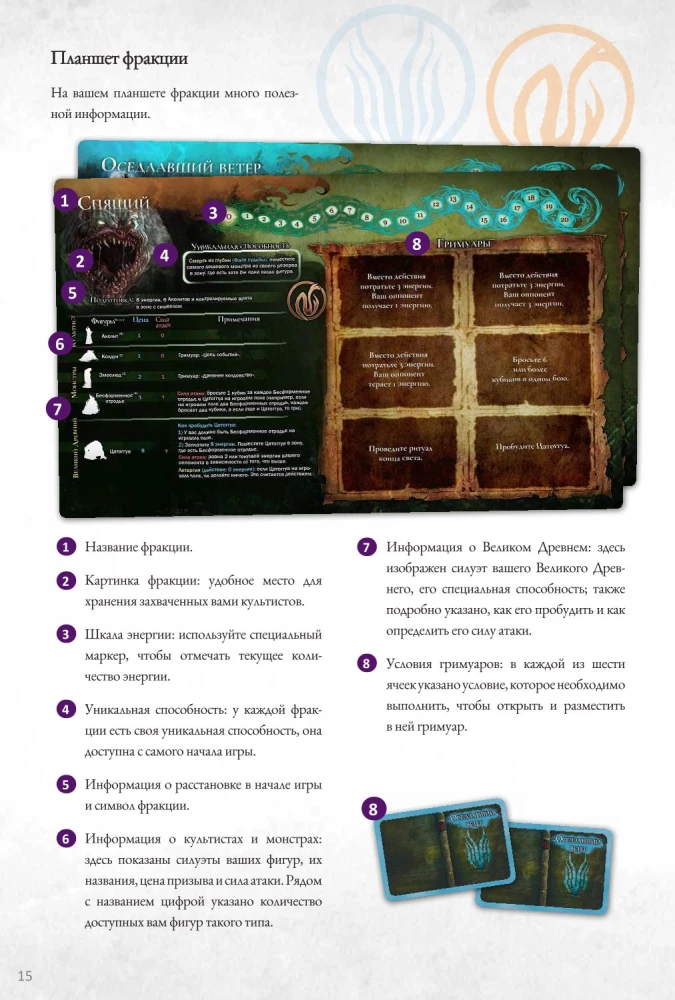 Настольная игра - Войны Ктулху. Дуэль. Вымирание