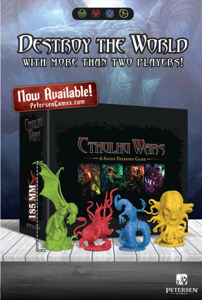 Настольная игра - Войны Ктулху. Дуэль. Вымирание