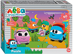Puzzle 60 - Ciężarówka Leva. Przyjaciele