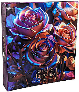 Fotoalbum - Jasne róże, fioletowy na 100 magnetycznych stron, 23x28 cm