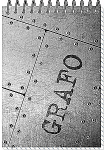 Блокнот А6 - Графо, 50 листов, клетка, в ассортименте