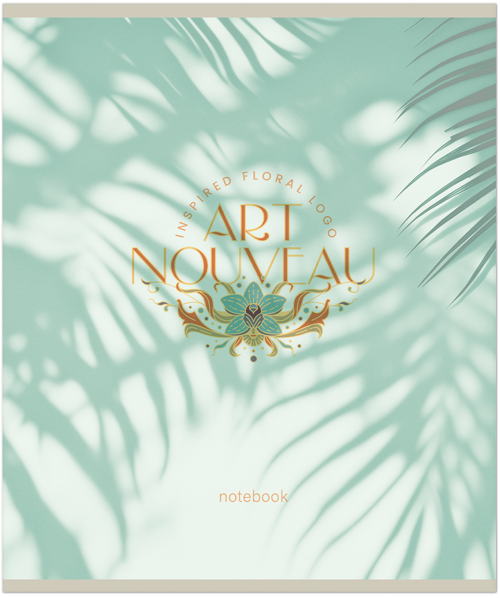 Notatnik - ART DECO - CIEŃ, 48 stron, kratka, w asortymencie