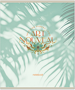 Тетрадь - АРТ ДЕКО - ТЕНИ, 48 листов, клетка, в ассортименте