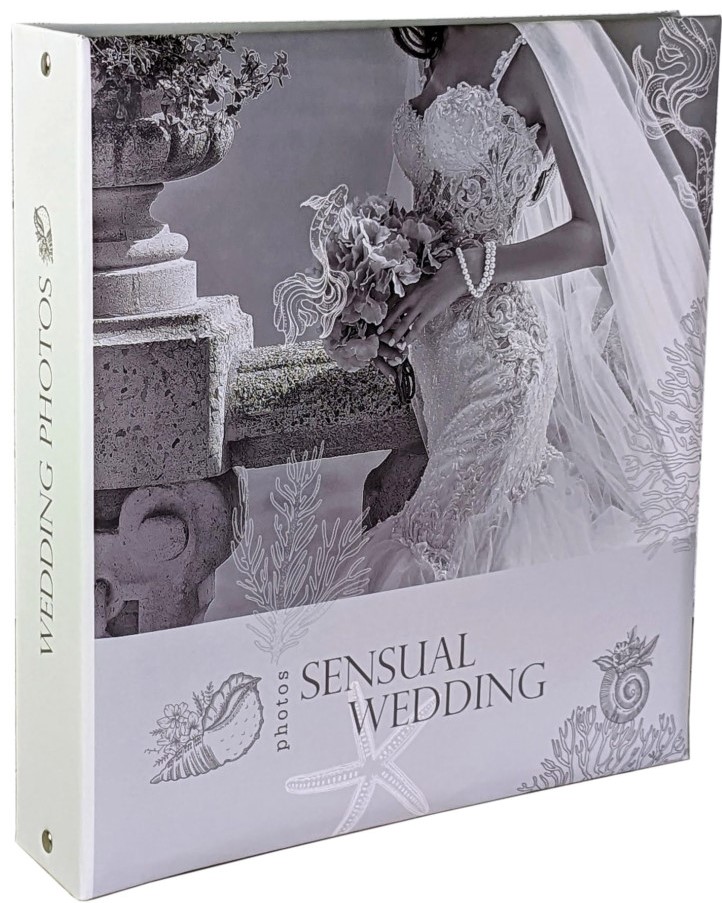 Hochzeitsfotoalbum mit 50 Magnetseiten 23x28 cm - sensual wedding 2