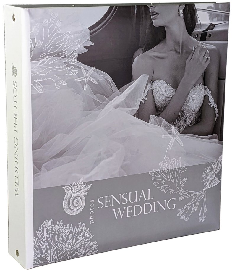 Hochzeitsfotoalbum für 50 magnetische Blätter - sensual wedding 1