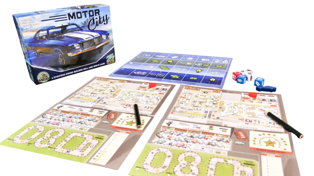 Brettspiel - Stadt der Motoren