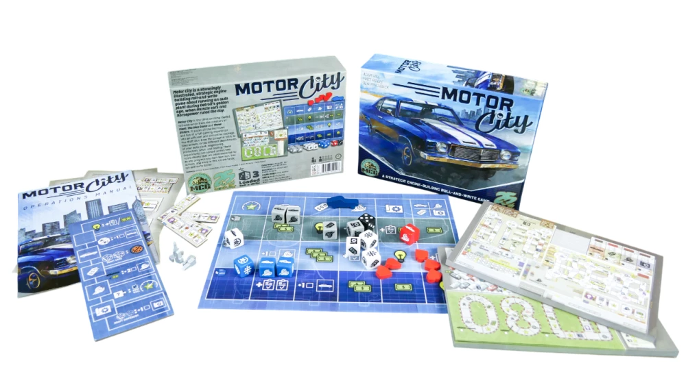 Brettspiel - Stadt der Motoren