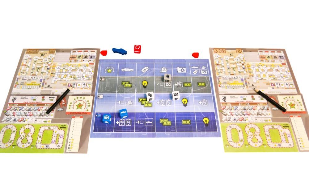 Brettspiel - Stadt der Motoren