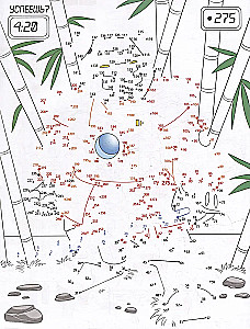 Verbinde die Punkte. Stadt der Zukunft