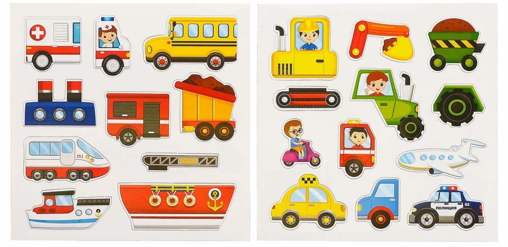 Магнитная книжка- игрушка - Транспорт
