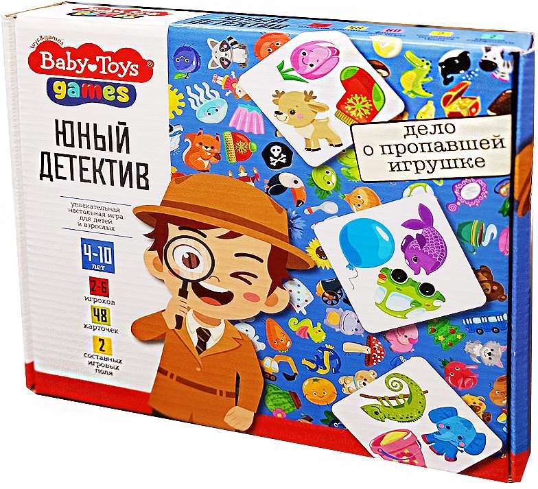 Board Game - Young Detective. The Case of the Missing Toy