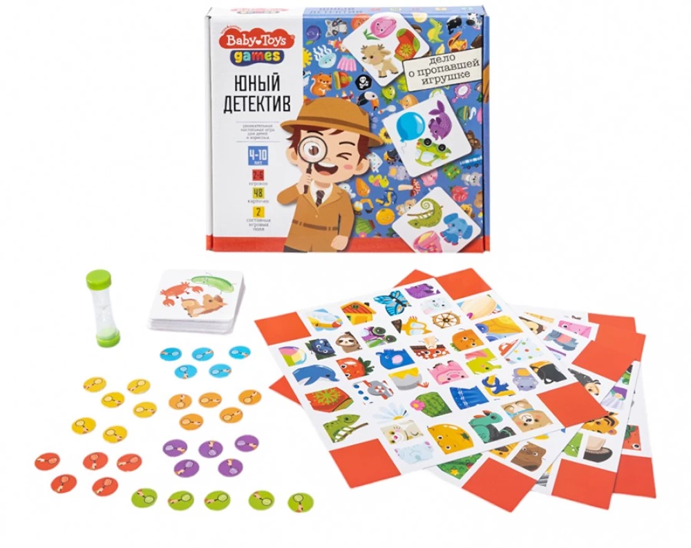 Gra planszowa - Młody Detektyw. Sprawa zagubionej zabawki
