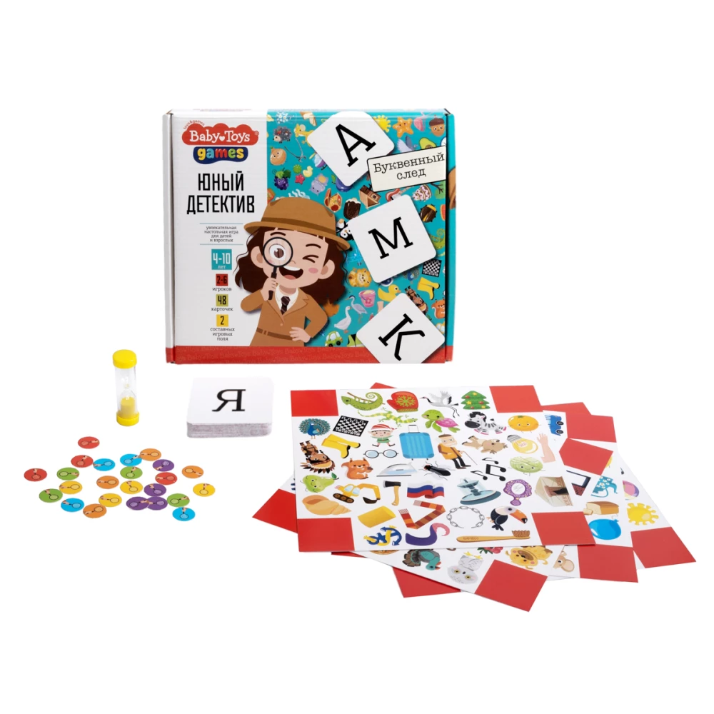 Gra planszowa - Młody detektyw. Literowy ślad