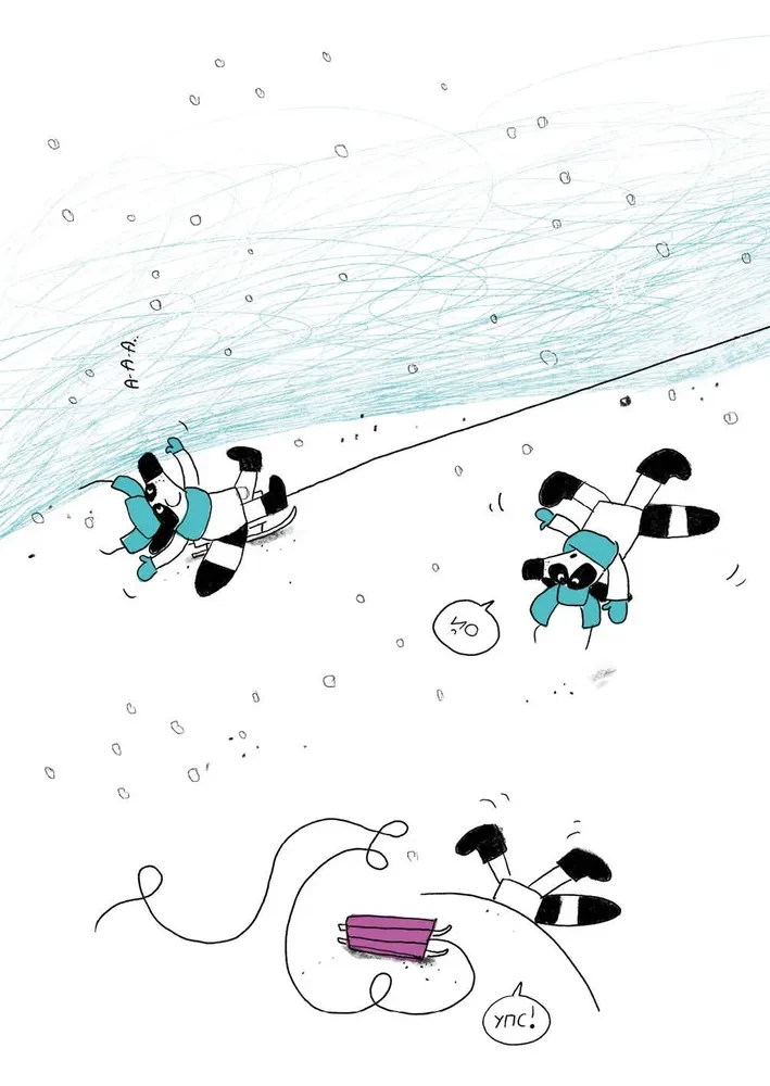 Raccoon in the Museum