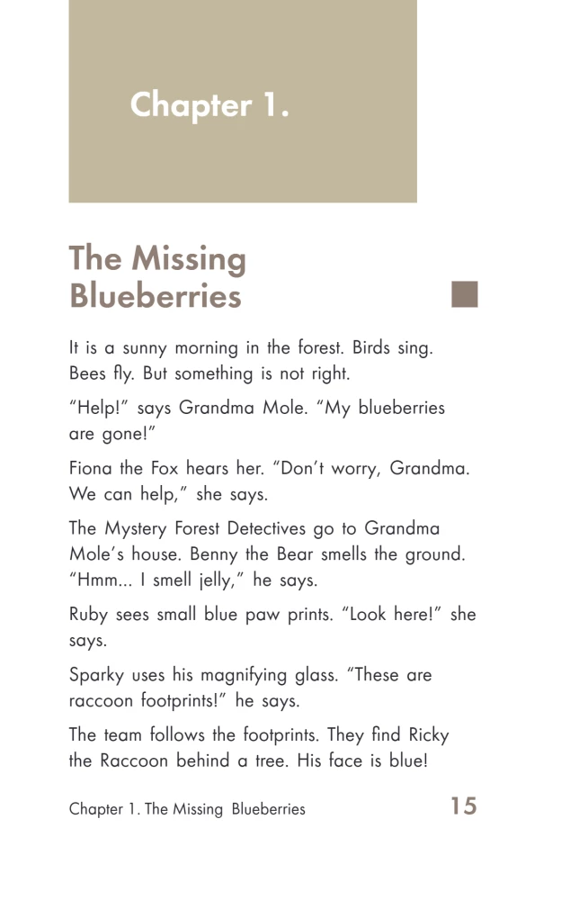 Der Wald Detektiv auf Englisch. Lesen mit Freude und das Niveau erhöhen: A1