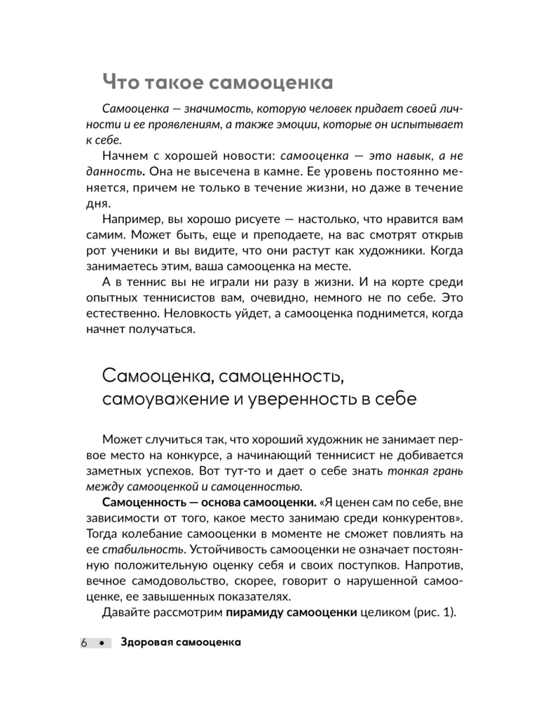 Healthy Self-Esteem. Exercises for Working with Self-Perception