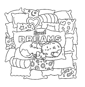 Pushmiau. Coloring Book of the Fluffiest Universe