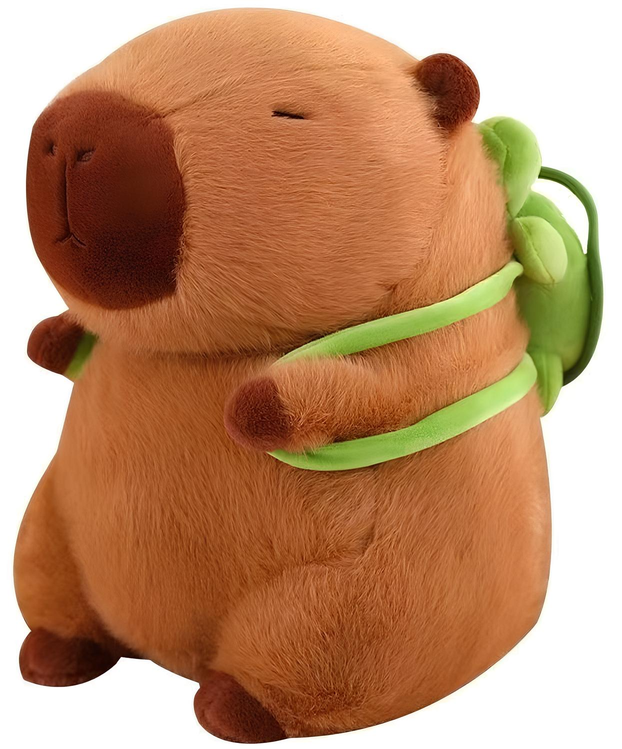 Mīkstā rotaļlieta - Kapibara ar mugursomu, 22cm