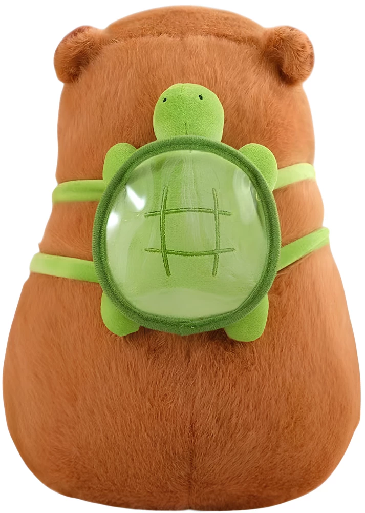 Miękka zabawka - Kapibara z plecakiem, 22cm