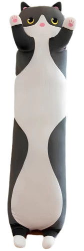 Soft Toy - Cat, Black, 90cm