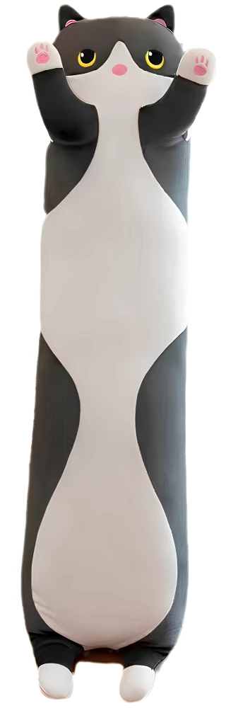 Miękka zabawka - Kot, czarny, 110cm