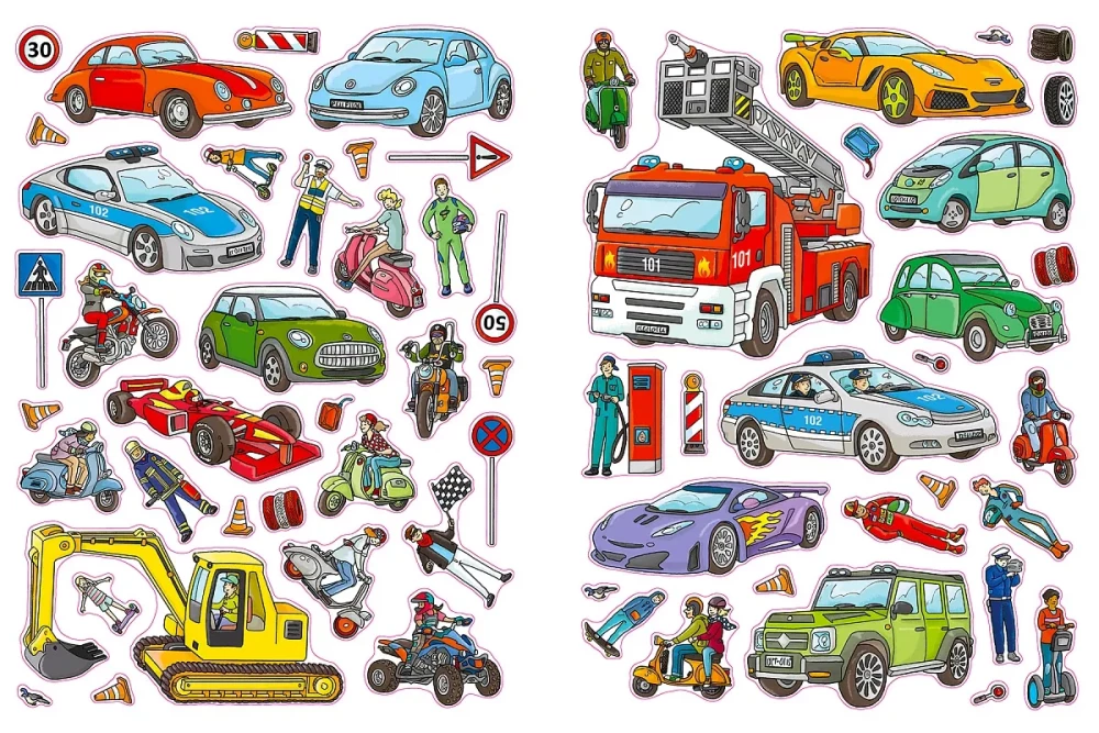Großes Aufkleberbuch. Verkehr
