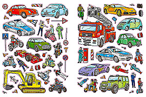 Großes Aufkleberbuch. Verkehr