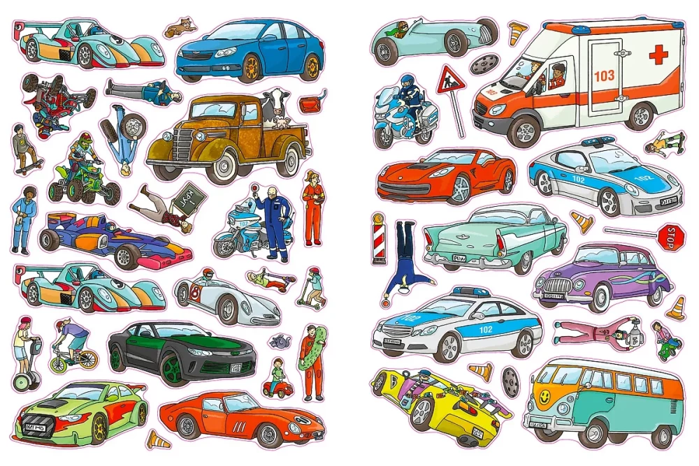 Großes Aufkleberbuch. Verkehr
