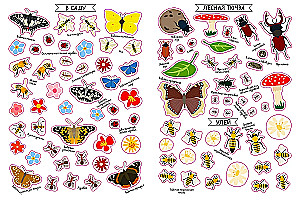 Mein Stickerbuch. Insekten