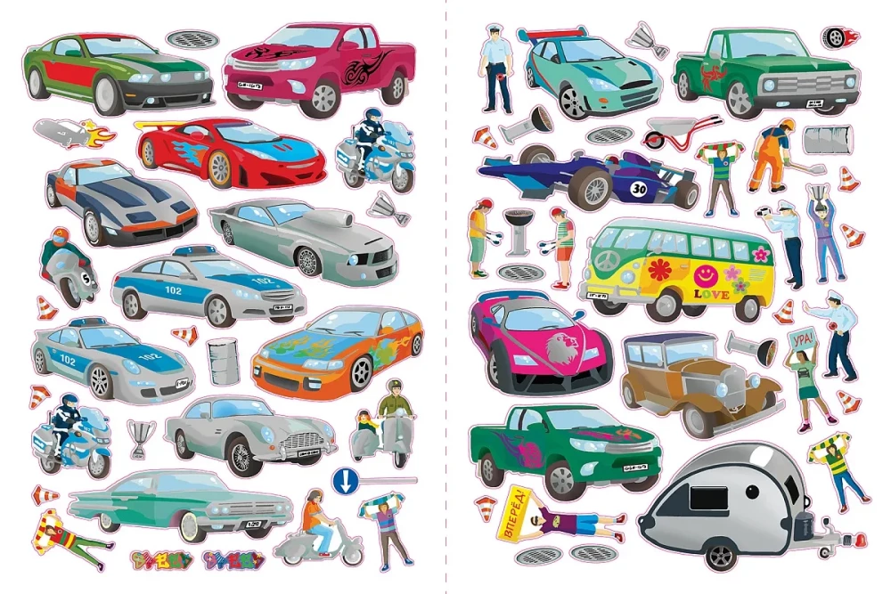 Metallic Aufkleber. Verkehr