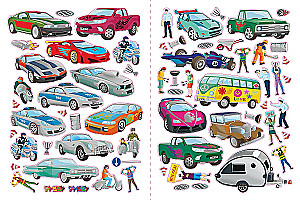 Metallic Aufkleber. Verkehr