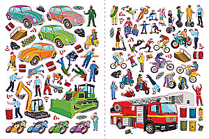 Metallic Aufkleber. Verkehr