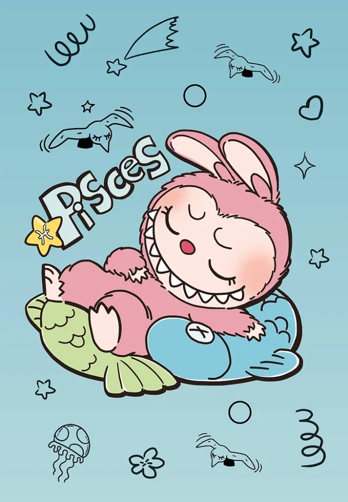 The Monsters. Astrologinis užrašų bloknotas Žuvys