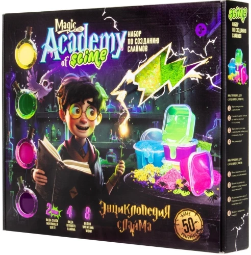 Rinkinys slime'ų gamybai - Slime laboratorija. Slime Magic Academy