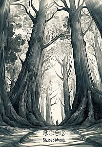 Скетчбук - Темный лес, 64 листа