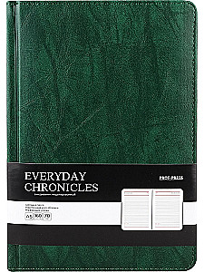 Notes A5 Everyday Chronicles — Emerald, niezdatowany, 160 stron, zielony