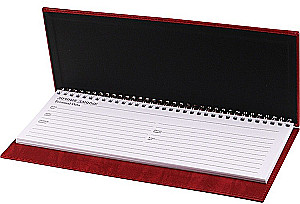 Planer niedatowany - Everyday Chronicles — Czerwony, 56 stron, czerwony