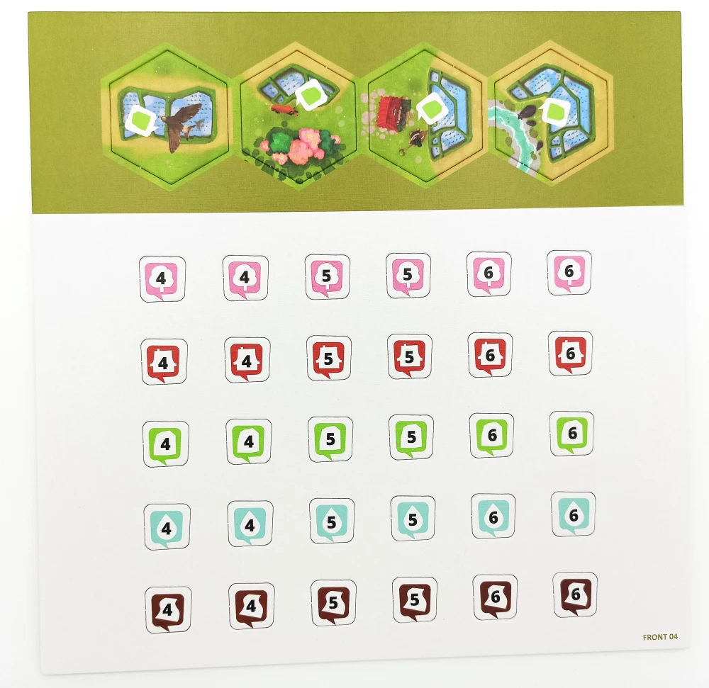 Gra planszowa - Dorfromantik. Wiejska idyllia. Sakura