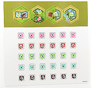 Gra planszowa - Dorfromantik. Wiejska idyllia. Sakura