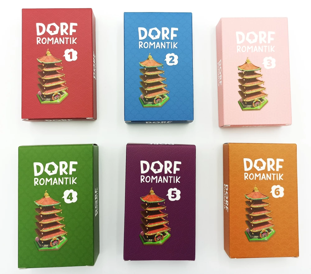 Gra planszowa - Dorfromantik. Wiejska idyllia. Sakura