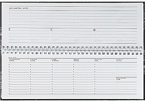 Планинг недатированный - Цветы на тёмном, 56 листов