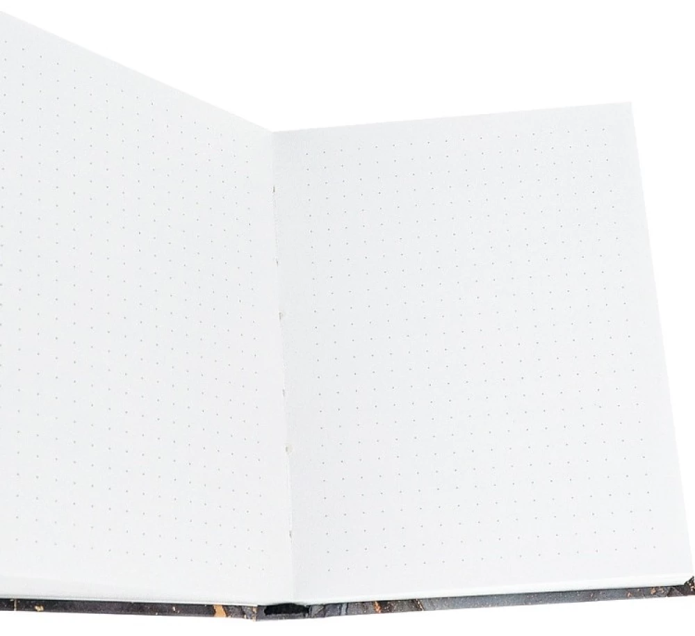 Notes w kropki A6 - Ciemny marmur, 88 stron