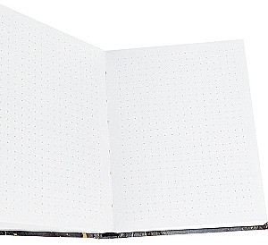 Notes w kropki A6 - Ciemny marmur, 88 stron