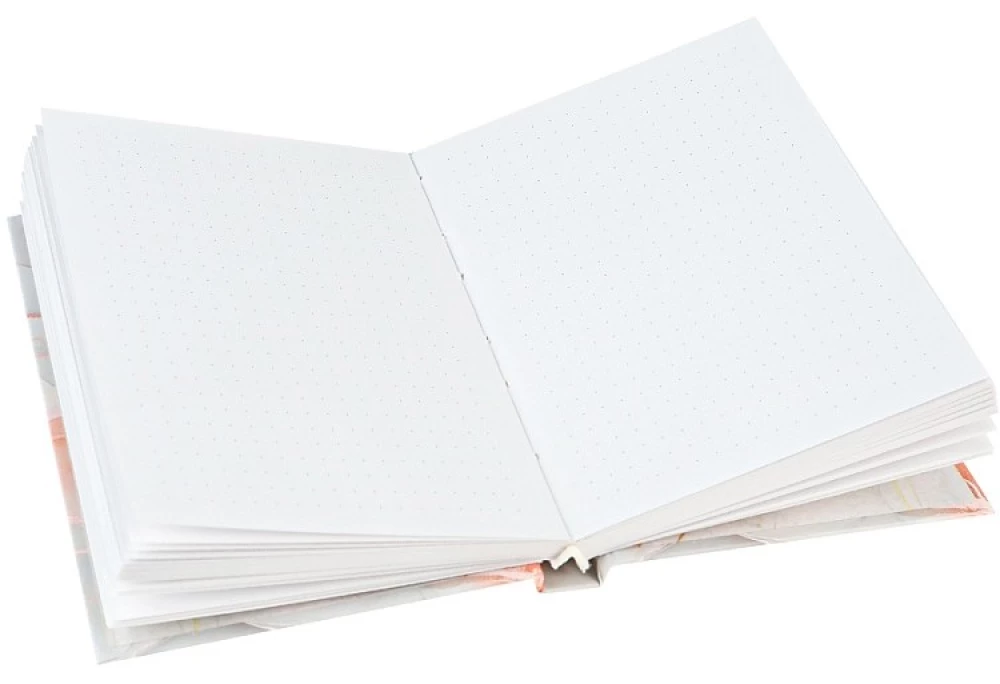 Записная книжка A6 - Светлый мрамор, 88 листов, точка