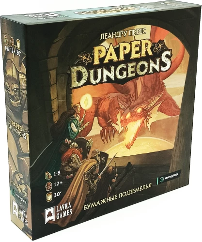 Gra planszowa - Papierowe lochy