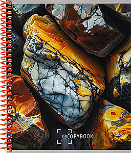 Notes A5 - Natura w makro, 96 kartek, kratka, w asortymencie