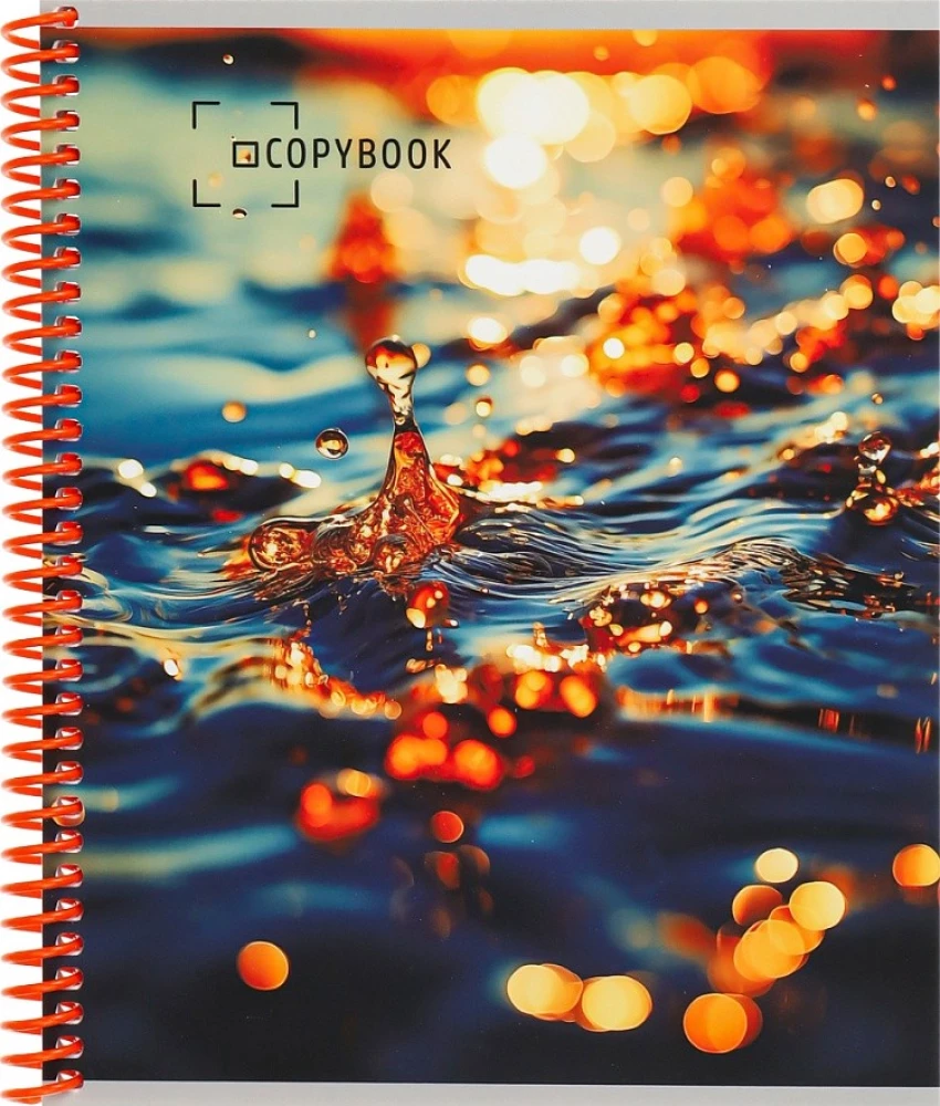 Notes A5 - Natura w makro, 96 kartek, kratka, w asortymencie