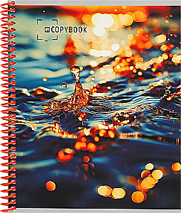 Notes A5 - Natura w makro, 96 kartek, kratka, w asortymencie