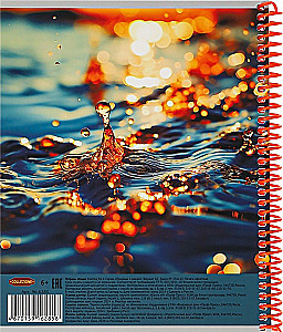 Notes A5 - Natura w makro, 96 kartek, kratka, w asortymencie