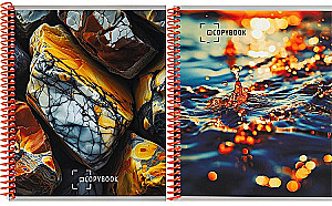 Notes A5 - Natura w makro, 96 kartek, kratka, w asortymencie